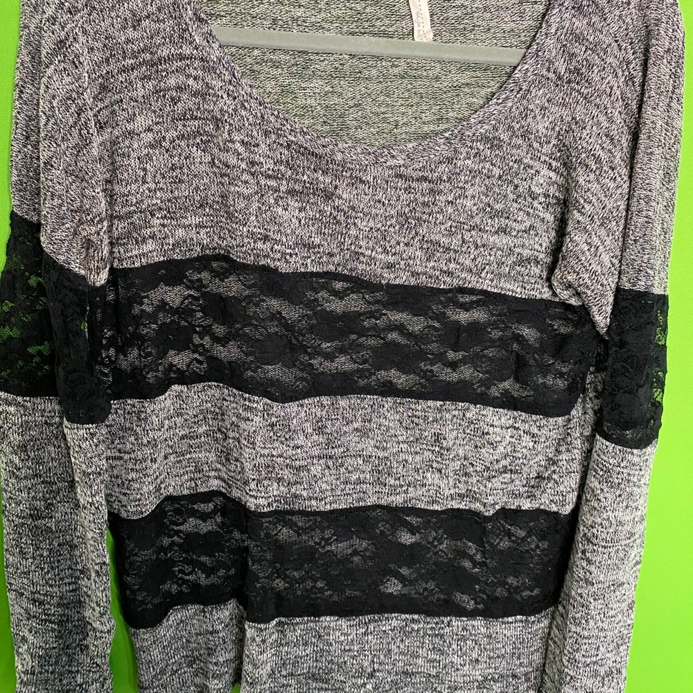 Long sleeve off the shoulder top